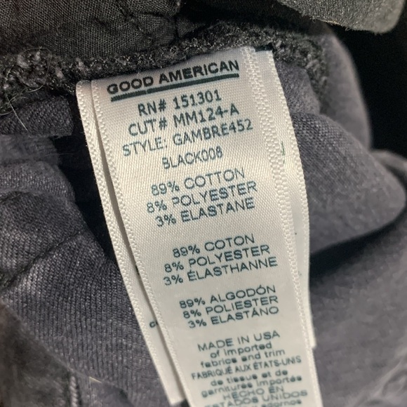 Good American Cropped Raw Hem Boot Jeans - Picture 8 of 9